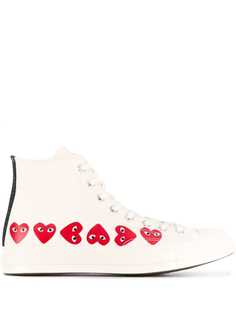 Comme Des Garçons Play высокие кеды из коллаборации с Converse Chuck Taylor