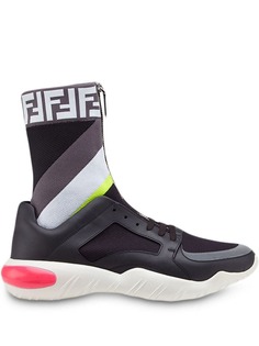 Fendi тканые кроссовки