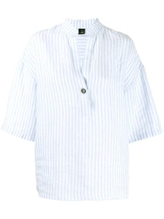 Fay полосатая блузка с короткими рукавами