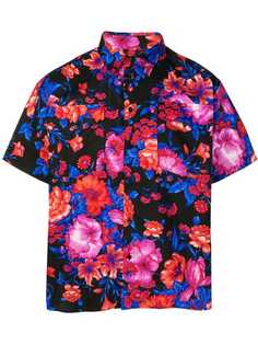 MSGM рубашка с цветочным принтом
