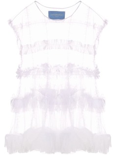 Viktor & Rolf полупрозрачная блузка с оборками