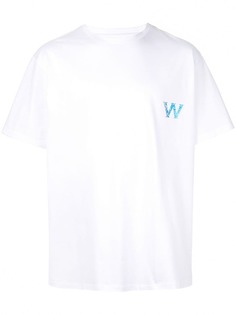 Wooyoungmi футболка с логотипом и короткими рукавами