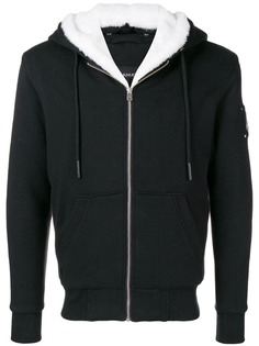 Moose Knuckles толстовка с капюшоном и меховой подкладкой