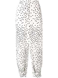 Stella McCartney зауженные брюки в горох