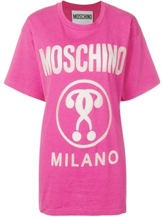 Moschino футболка с логотипом