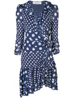 Dvf Diane Von Furstenberg платье-трапеция в горох