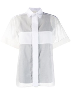 Sportmax многослойная рубашка с короткими рукавами