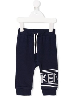 Kenzo Kids спортивные брюки с полосками и логотипом