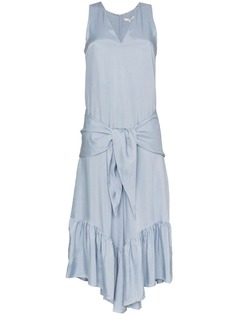 Tibi комбинезон с завязкой и оборками