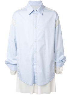 Hed Mayner многослойная поплиновая рубашка