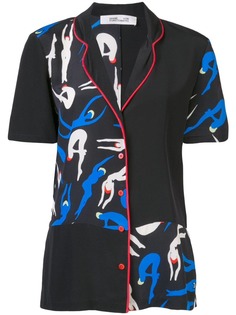Dvf Diane Von Furstenberg блузка с принтом
