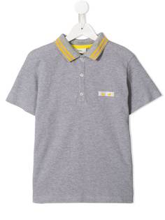 Fendi Kids футболка-поло из ткани пике