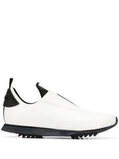 Artselab colour block hi-top sneakers