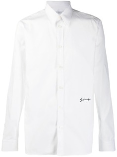 Givenchy рубашка с вышитым логотипом