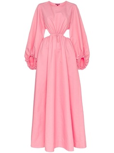 Staud платье макси Ivy с вырезными деталями