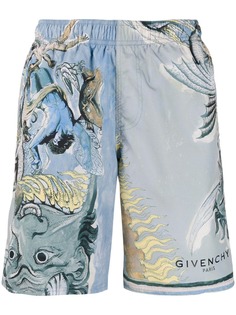 Givenchy плавки-шорты с принтом