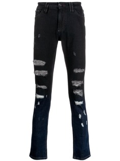 Philipp Plein джинсы скинни с прорезями