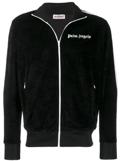 Palm Angels куртка на молнии с логотипом
