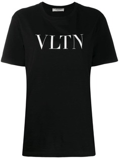 Valentino футболка с принтом VLTN