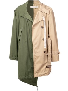 Maison Mihara Yasuhiro тренч в стиле милитари