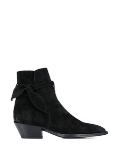 Saint Laurent ботильоны с бантами