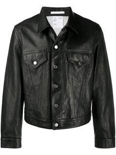 Helmut Lang куртка-рубашка с карманами