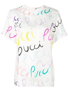 Emilio Pucci футболка с логотипом