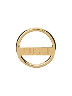 Emilio Pucci кольцо для шарфа с выгравированным логотипом