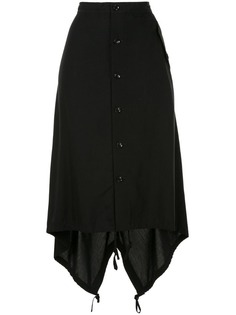 Ys юбка на пуговицах с завышенной талией