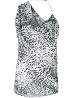 Cushnie блузка с леопардовым принтом