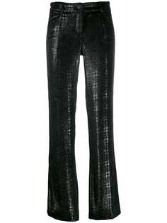 Chanel Pre-Owned фактурные брюки 2004-го года