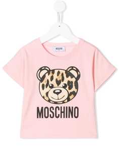 Moschino Kids футболка с логотипом