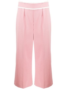 Red Valentino расклешенные кюлоты