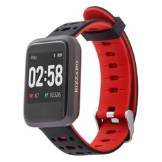 Смарт-часы REKAM Bizzaro F610, 42.6мм, 1.3&quot;, черный/серебристый / черный [2202000014]