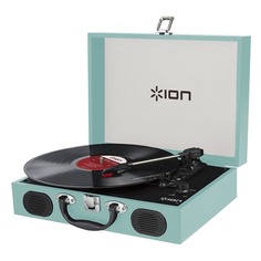 Проигрыватель винила ION Audio Transport частично автоматический синий