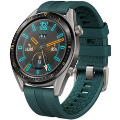 Смарт-часы Huawei Watch GT Active Titanium Grey, рем. Dark Green