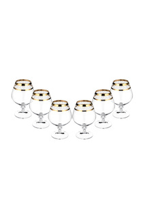 Бокал для бренди 6 шт BOHEMIA CRYSTAL