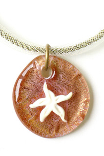 Кулон на сетке "STAR" Divetro