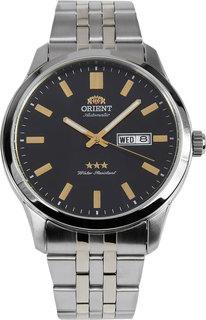 Японские мужские часы в коллекции 3 Stars Crystal 21 Jewels Мужские часы Orient AB0B009B