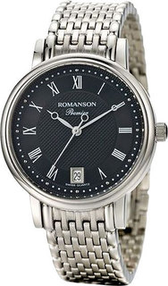 Мужские часы в коллекции Adel Мужские часы Romanson TM1274LW(BK)