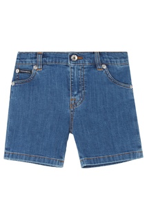 Синие джинсовые шорты Dolce&Gabbana Children
