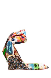 Атласные босоножки Jacobella 85 Christian Louboutin