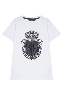Белая футболка с вышивкой Billionaire Boys Club