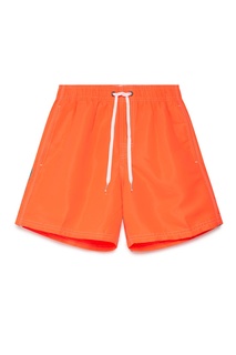 Оранжевые шорты с регулируемой талией и карманами Sundeck