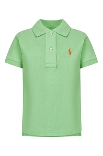 Зеленое поло с логотипом Ralph Lauren Kids