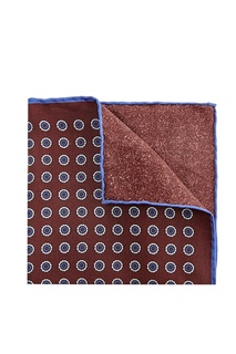 Терракотовый платок для кармана Canali
