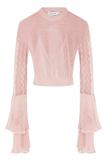 Пудровый джемпер с люрексом Self Portrait