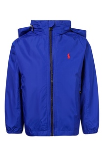 Синяя куртка с логотипом Polo Ralph Lauren Kids
