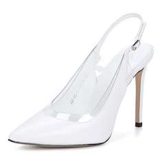 Туфли Белые комбинированные туфли с острым носком Corso Como