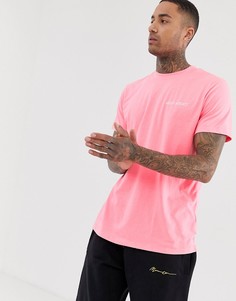 Ярко-розовая oversize-рубашка Night Addict - Розовый